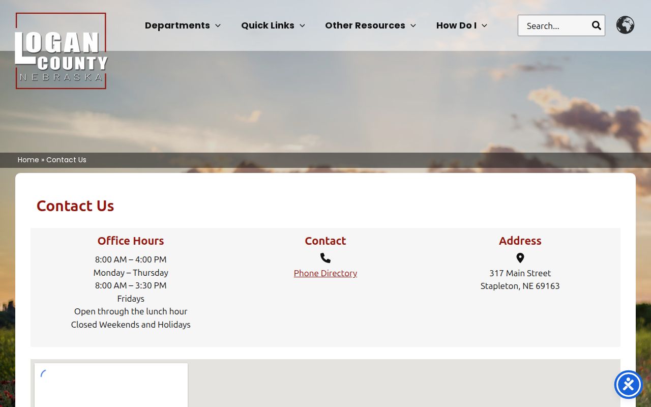 Logan County court docket county office contact information